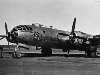 B-29 42-63455 „Genie” of the 40th BG, 25th Bomb Squadron Tinian 1945