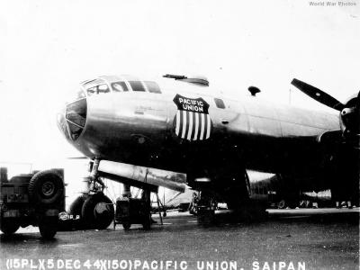 B-29 42-24595 „Pacific Union” of the 497th BG, 869th BS Saipan