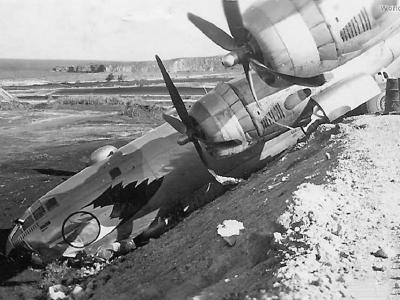 B-29 of the 509th BG crashed in ditch
