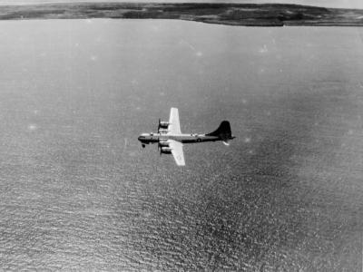 B-29 Superfortress landing on Saipan 44