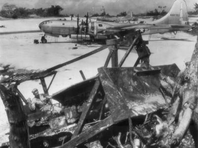 Bulldozer and B-29 Marianas 1945