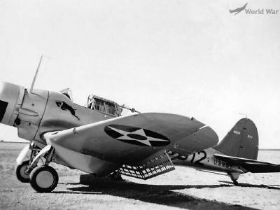 Northrop BT-1 on the ground