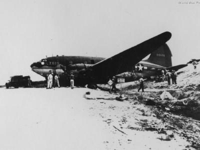 Crashed C-46 42-101159 X619 of 2nd CCG