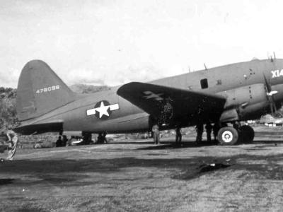 Curtiss C-46 X144 of the 375th TCG, Pacific 1945