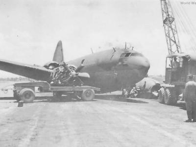 Crashed Curtiss C-46