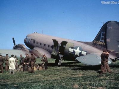 C-47 42-100646 313rd TCG at Nordholz