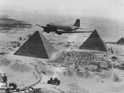 C-47 Over the Pyramids Oct 1943