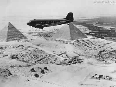 Skytrain Fly Over Pyramids 1943
