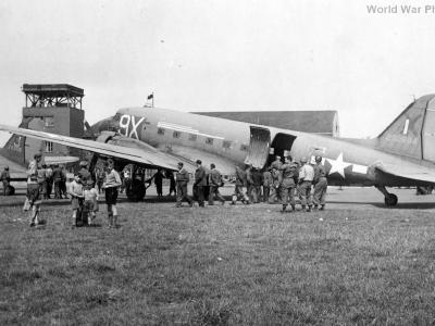 captured Troops Loaded on C-47 505th PIR