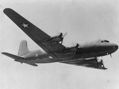 C-54 Skymaster transport plane