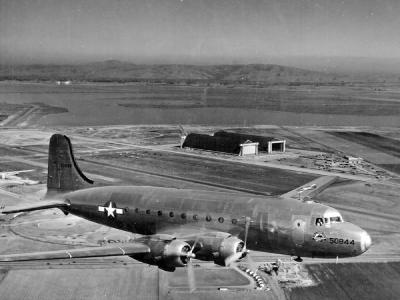 Douglas R5D-1 BuNo 50844 in flight
