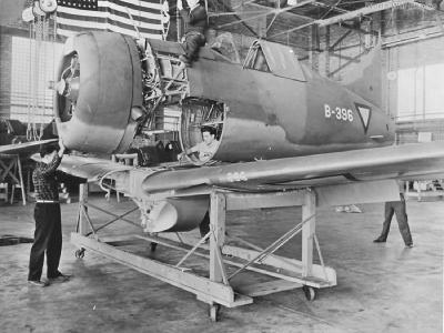Assembly of b-396 fighter