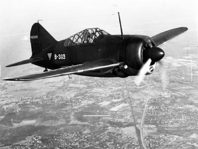 Brewster Model 339D in flight