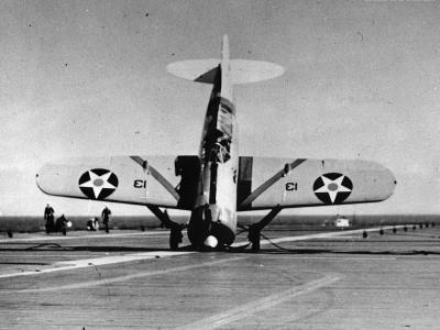 F2A-1 Jimmy Thatch USS Saratoga