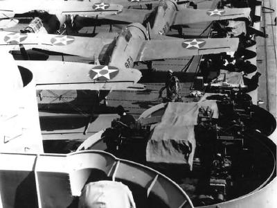 F4F Wildcats of VF-8 USS Hornet 1942