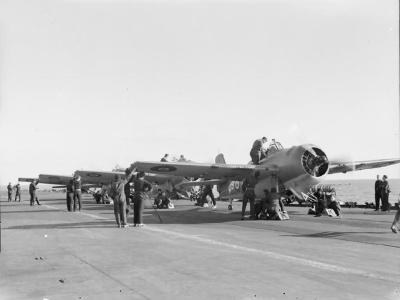 Martlets on the flight deck