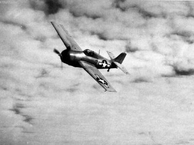 F4F in flight over Norfolk December 1943