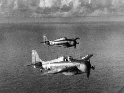 FM-2 from USS White Plains June 24, 1944
