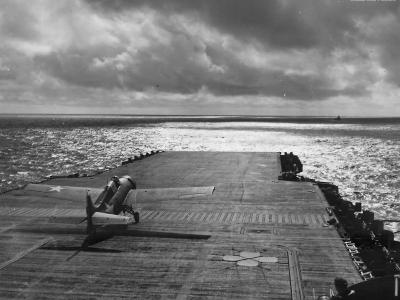 Wildcat taking off from USS Ranger