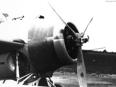 Grumman XF4F-2 engine cover