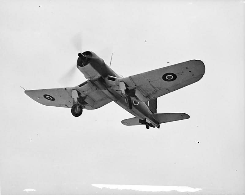 British F4U Corsair October 1943 Roosevelt Field