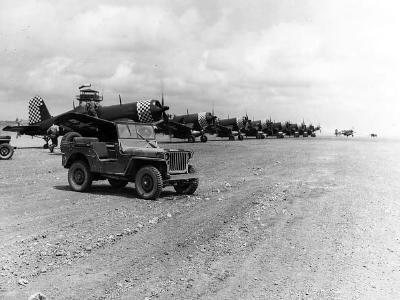 F4U-1D Corsairs of the VMF-312 Okinawa