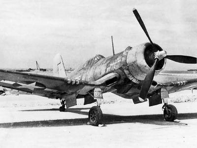 F4U-1 Corsair #126 of VMF-215 Munda Airfield