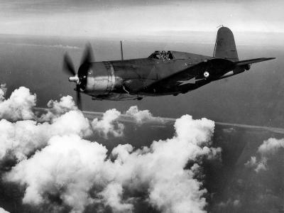 F4U-1 Corsair over Virginia during a test flight – September 29, 1942