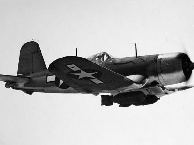 F4U Corsair with bombs