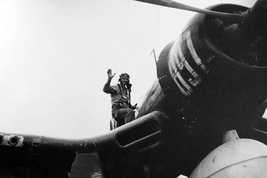 Major Jeff Dorroh VMF-323 Ace On F4U-1D