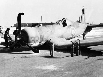British F4U at Squantum January 12, 1944