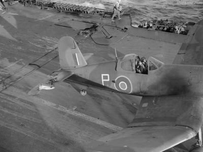 Corsair aboard HMS Formidable August 1944