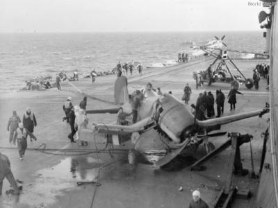 Destroyed Corsair HMS Illustrious 2