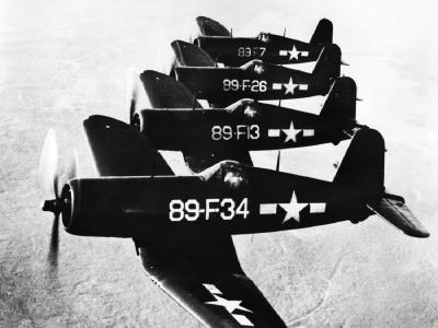 F4U-1D of VF-89 in flight