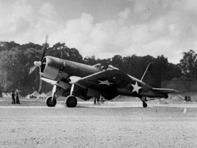 F4U-1 of VMF-124 Guadalcanal on February 13, 1943