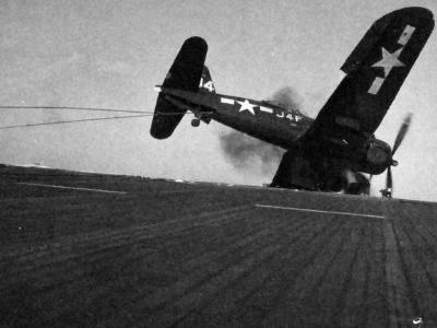 F4U USS Guadalcanal April 1944