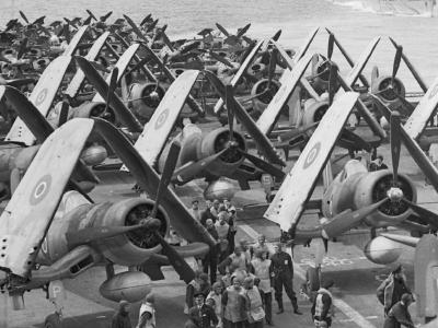 Corsairs Mk II aboard HMS Formidable July 1944