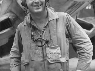 Marine Ace pilot Don Fisher of VMF-214 1943