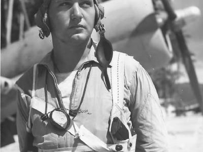 Marine pilot Donald Bush of VMF-212