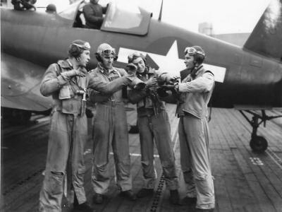 Corsair and Marine pilots of VB-82