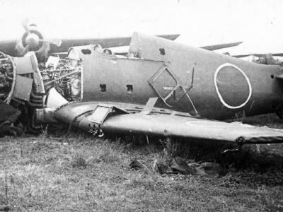 Captured Japanese F6F E-801 Japan 1945