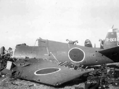 Captured Japanese F6F Hellcat E-801