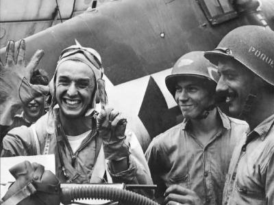 F6F-3 Hellcat Ace Alex Vraciu of VF-6