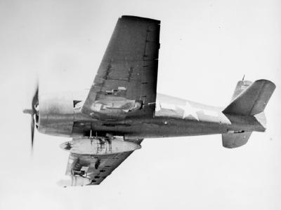 F6F-5E Hellcat in flight