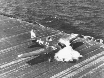 F6F-5 white 23 of VF-9 USS Lexington (CV-16)