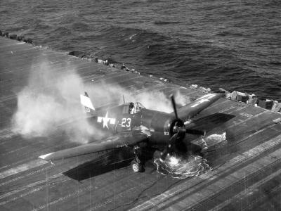 F6F-5 Hellcat white 23 from VF-9 USS Lexington (CV-16) – 25 February 1945 2
