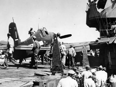 F6F I USS Sangamon CVE-26 February 26, 1945