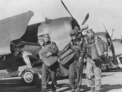 WASP Women test pilots and F6F Hellcats