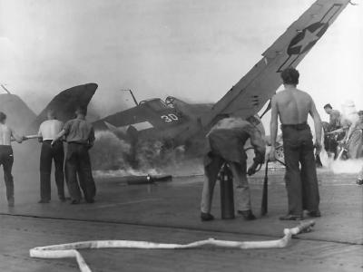 F6F-3 30 of VF-2, USS Enterprise 10 November 1943