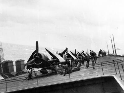 F6F USS Langley 10 January 1945